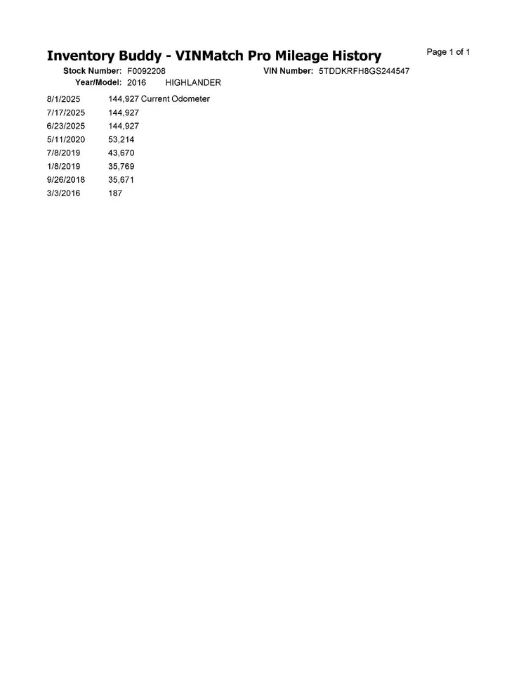 Used Rack and Pinion Assembly fits: 2016 Toyota Highlander power rack and pinion - Изображение 3 из 4