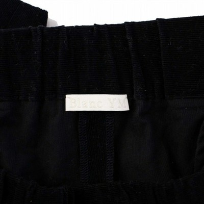 Blanc YM Summer Corduroy Wide Pants Easy M Navy KH Used 