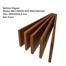 5 pcs, 460x60x6,5 mm Vanes for vacuum pump ME...
