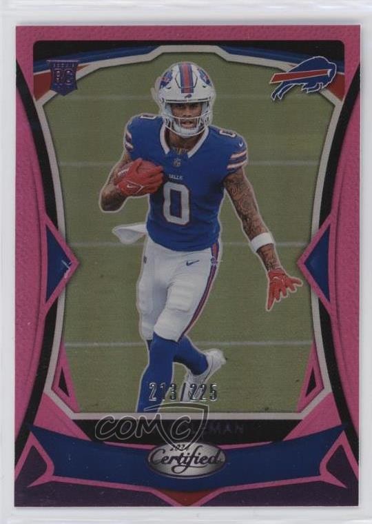 2024 Certified Rookies Pink Mirror /225 Keon Coleman #124 Rookie RC 0s55