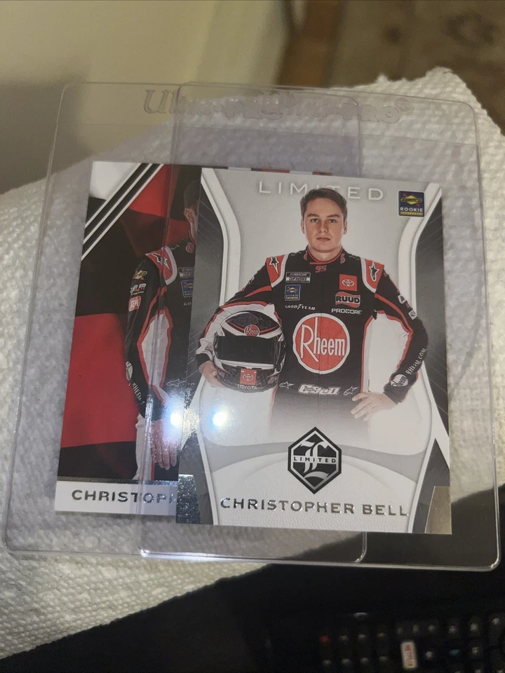 2020 Panini Chronicles Christopher Bell Rookie NASCAR Racing Card Lot 2 Nm+ Rc - Image 3 of 4