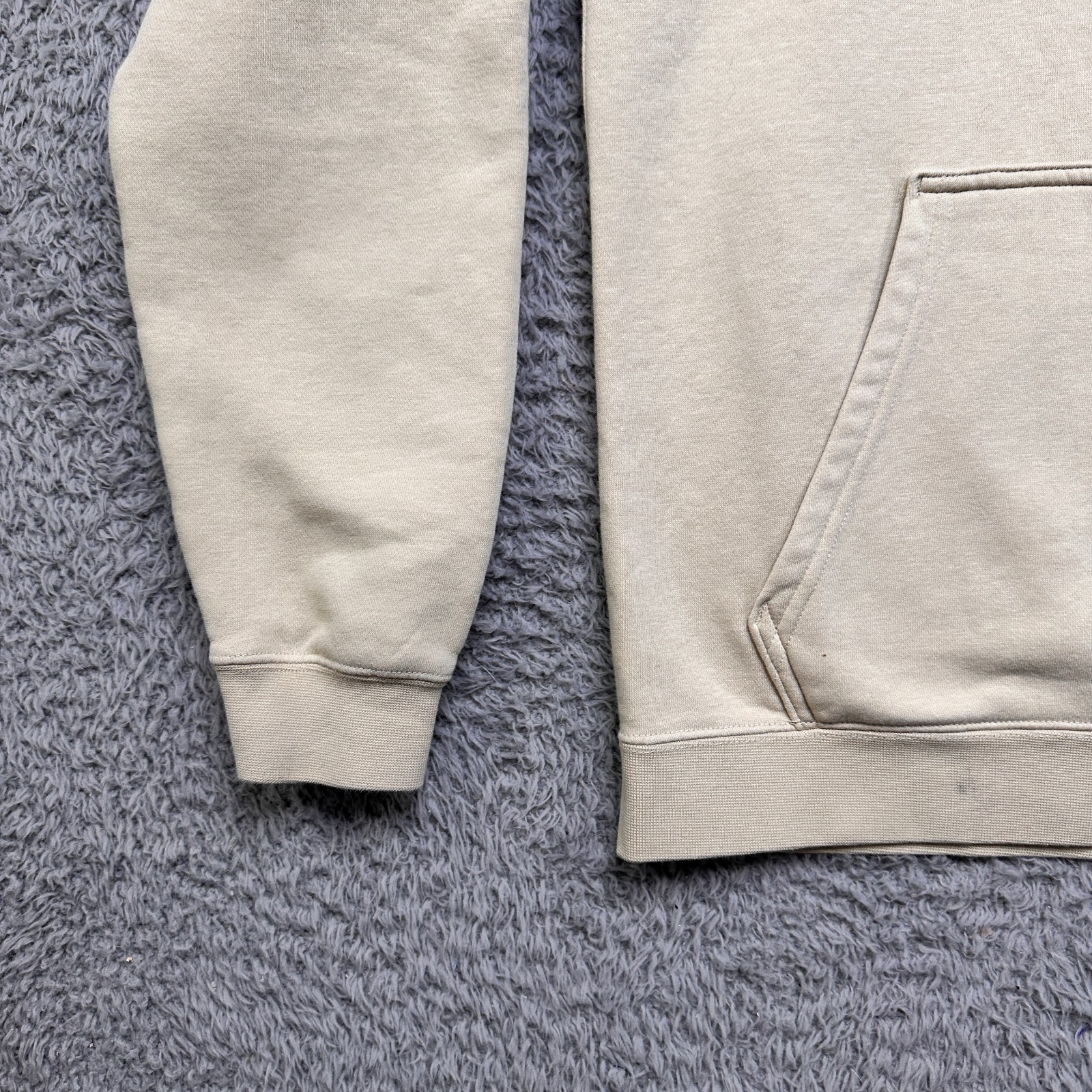 Stanford Nike Hoodie Mens S Tan Logo Spellout Pullover Sweatshirt Long Sleeve image 5
