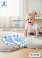 Baby Knee Protection Pads Crawl, Play, Explore Safely Premium - 1 Pairs Include