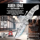 Ashen Edge Handmade Hand Forged Twist Damascus Blank Blade Wootz Everyday Carry