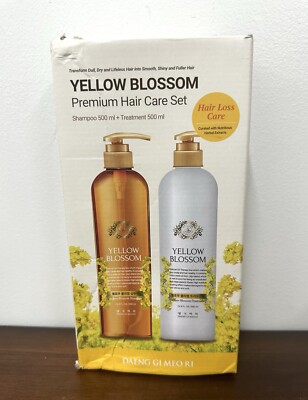 Daeng Gi Meo Ri - Yellow Blossom Premium Shampoo + Treatment Set  16.9oz EA