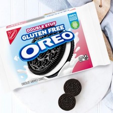 NEW NABISCO OREO DOUBLE STUF GLUTEN FREE CHOCOLATE SANDWICH COOKIES 12.47OZ PACK
