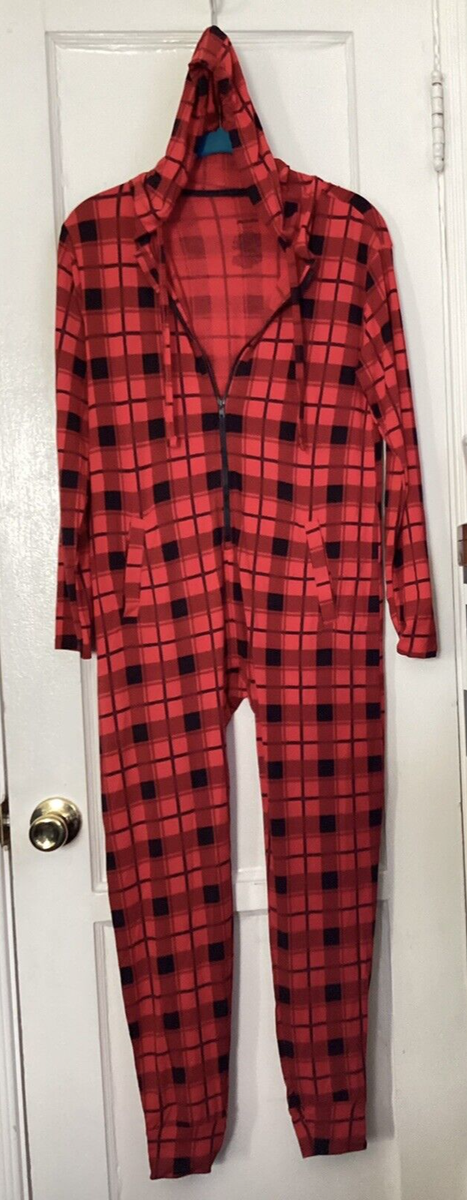 Meundies Plaid Hooded One Piece ~ (GAR-B1C) | eBay