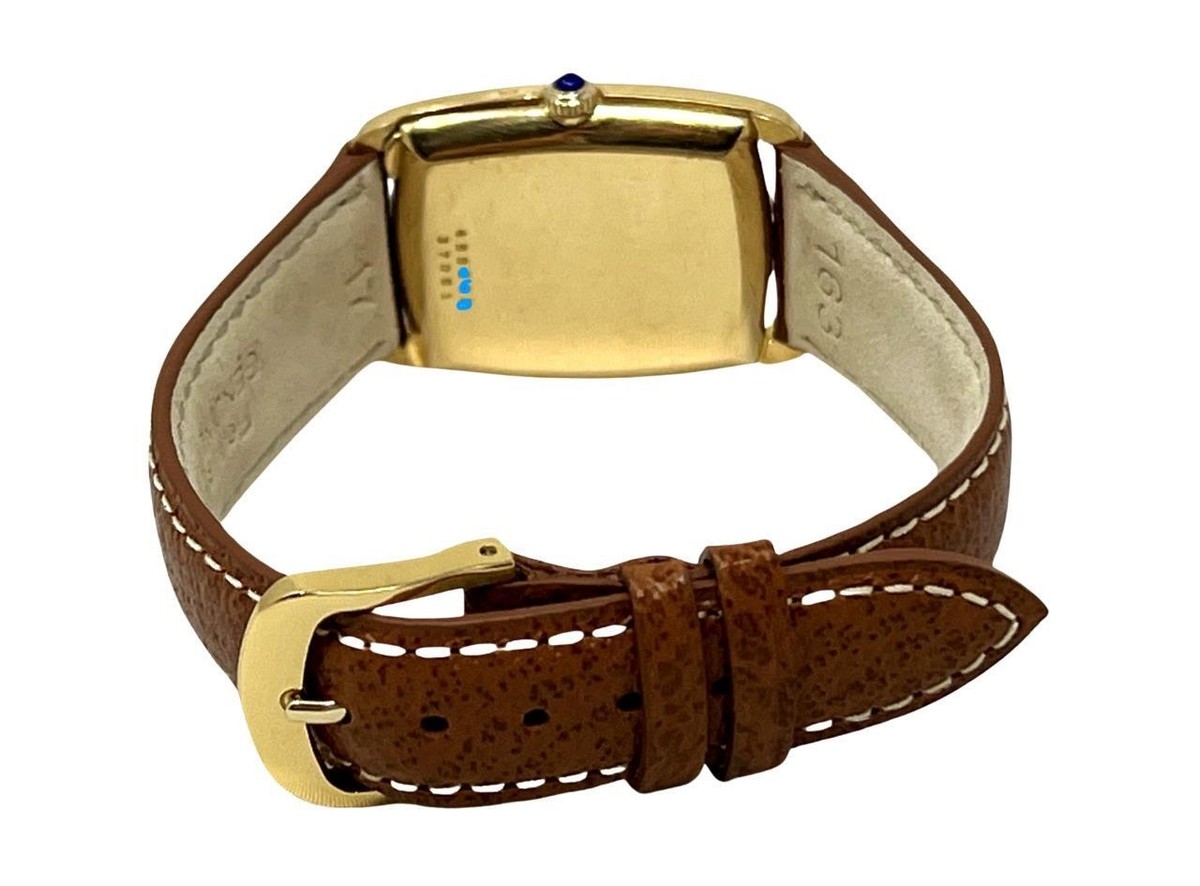 Baume & Mercier アンティーク ブラウン革ベルト 腕時計 Baume & Mercier アンティーク ブラウン革ベルト 腕時計