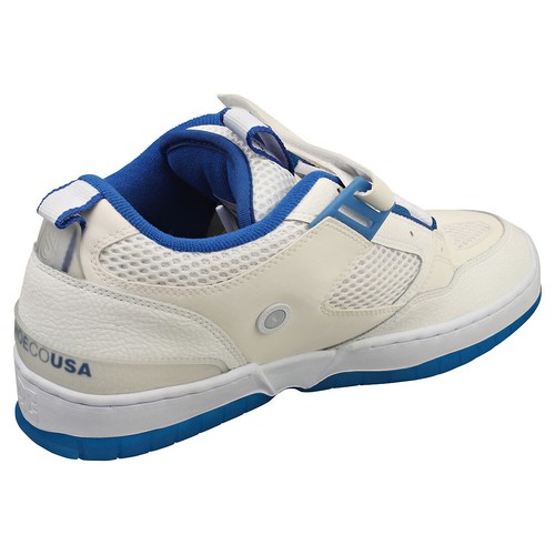DC Shoes Js 1 Hombres White Blue Zapatillas Patin - Imagen 2 de 8