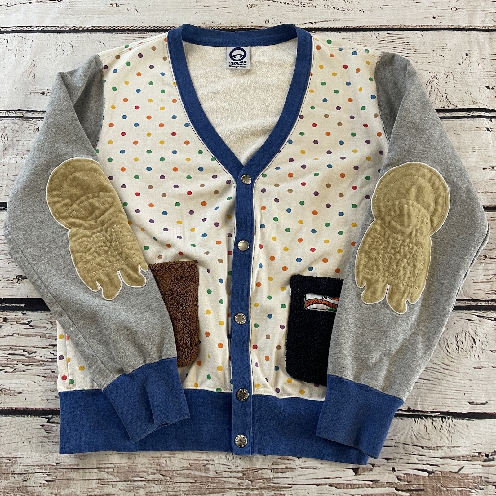 Devil Nut Under Red Flag Michael Sweater Size XL … - image 1