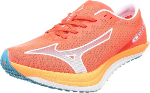 U1GD2250 Mizuno Running Shoes WAVE DUEL PRO QTR Coral x Orange x Blue size US 8 - Picture 1 of 1