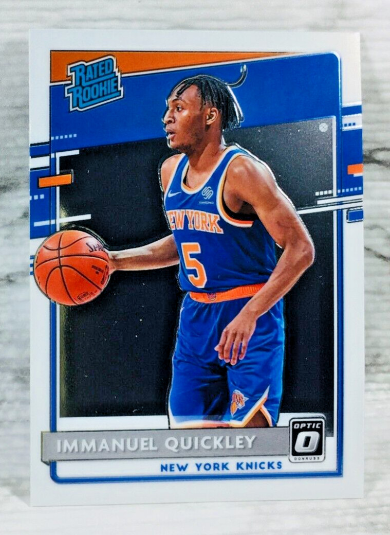 2020-21 PANINI DONRUSS OPTIC #175 IMMANUEL QUICKLEY RC RATED ROOKIE CARD!!