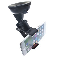 Dash Car Mount Windshield Holder Cradle Rotating Dock Suction for Smart Phones