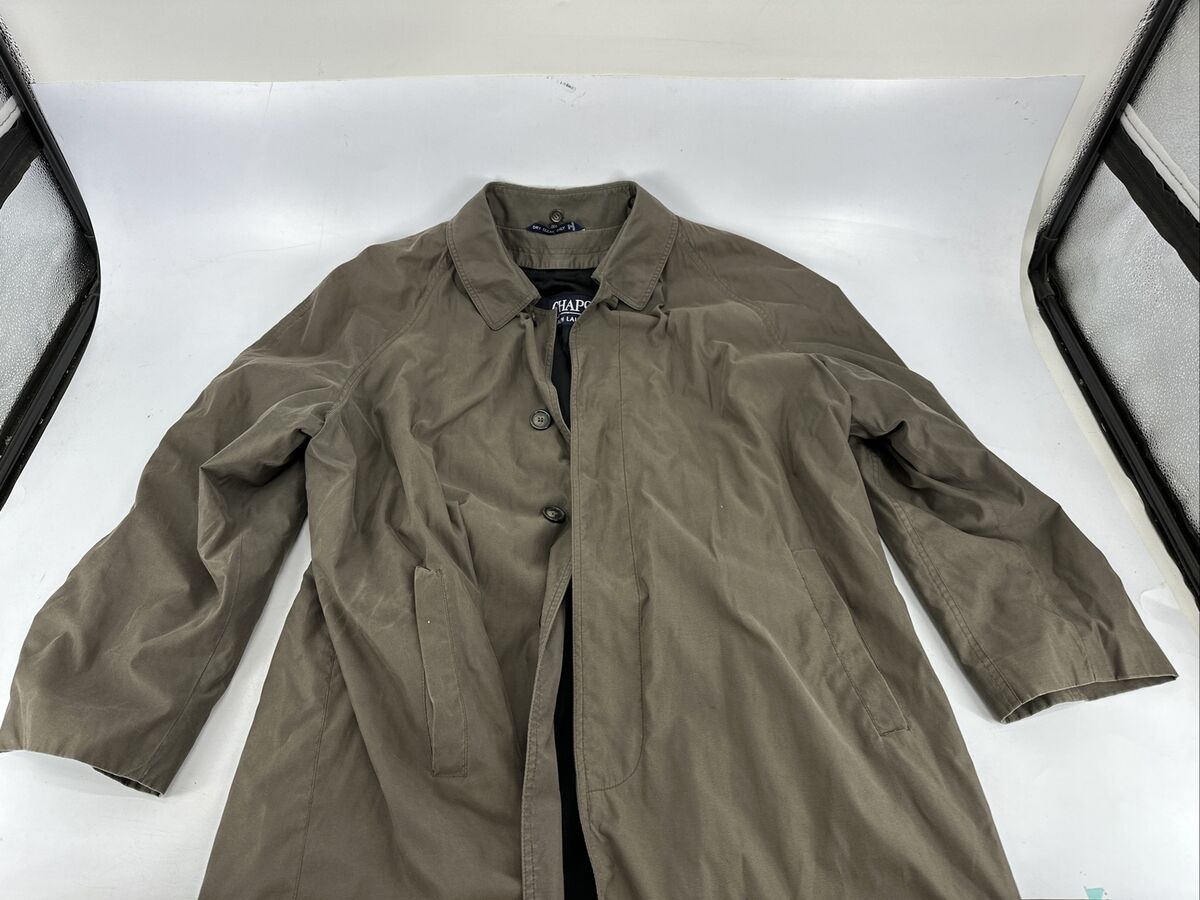 Vtg Chaps Ralph Lauren Trench Coat Removable Wool Lining Vtg Chaps Ralph Lauren Trench Coat Removable Wool Lining