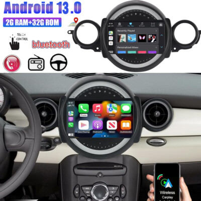 For BMW Mini Cooper R56 2007-2014 Carplay GPS Navi Android 13 Car ...