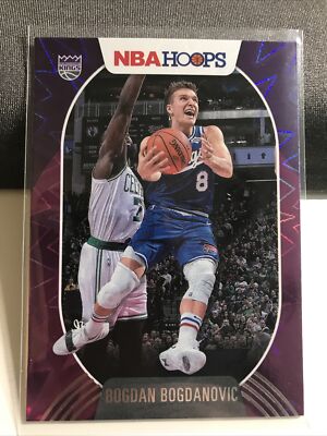2020- 21 NBA Hoops Bogdan Bogdanovic PURPLE Explosion #132 PARALLEL