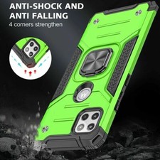 For Motorola One 5G UW Ace Case Magnetic Shockproof Ring Stand Hybrid Hard Cover