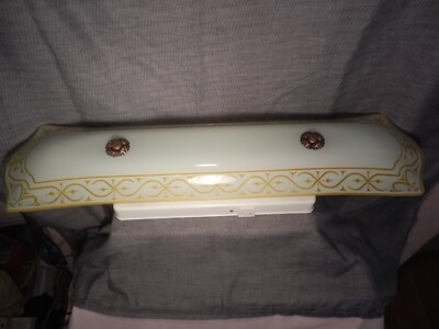 MCM Moe 24'' Bathroom Vanity Wall 4 Light Fixture White/Gold Trim by Thomas Ind.