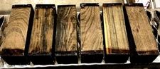 SIX (6) BEAUTIFUL EXOTIC BOCOTE TURNING BLANKS LATHE LUMBER WOOD 2" X 2" X 6"