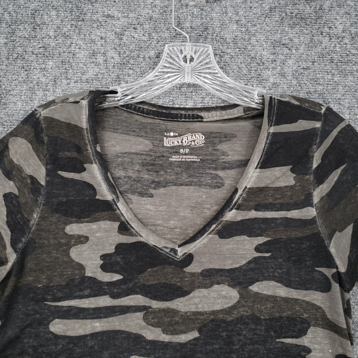 ラッキーブランド Lucky Brand Camo Burnout Tee レディース シャツ トップス Green Multi 楽天市場】(取寄) ラッキーブランド レディース カモ バーン