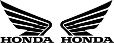 #164 (2) 4.5" Honda Motorcycle Gas Tank Reproduction Decals CBR 900 1000 MATTE
