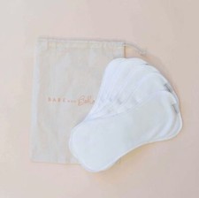 Bare and Boho Newborn Bamboo-Cotton Booster, Nappy Insert, 5 Pack