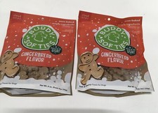 Buddy Softies 6 oz, Baked, Gingerbread Flavor Treats for Dogs Lot of 2 EXP 08/26