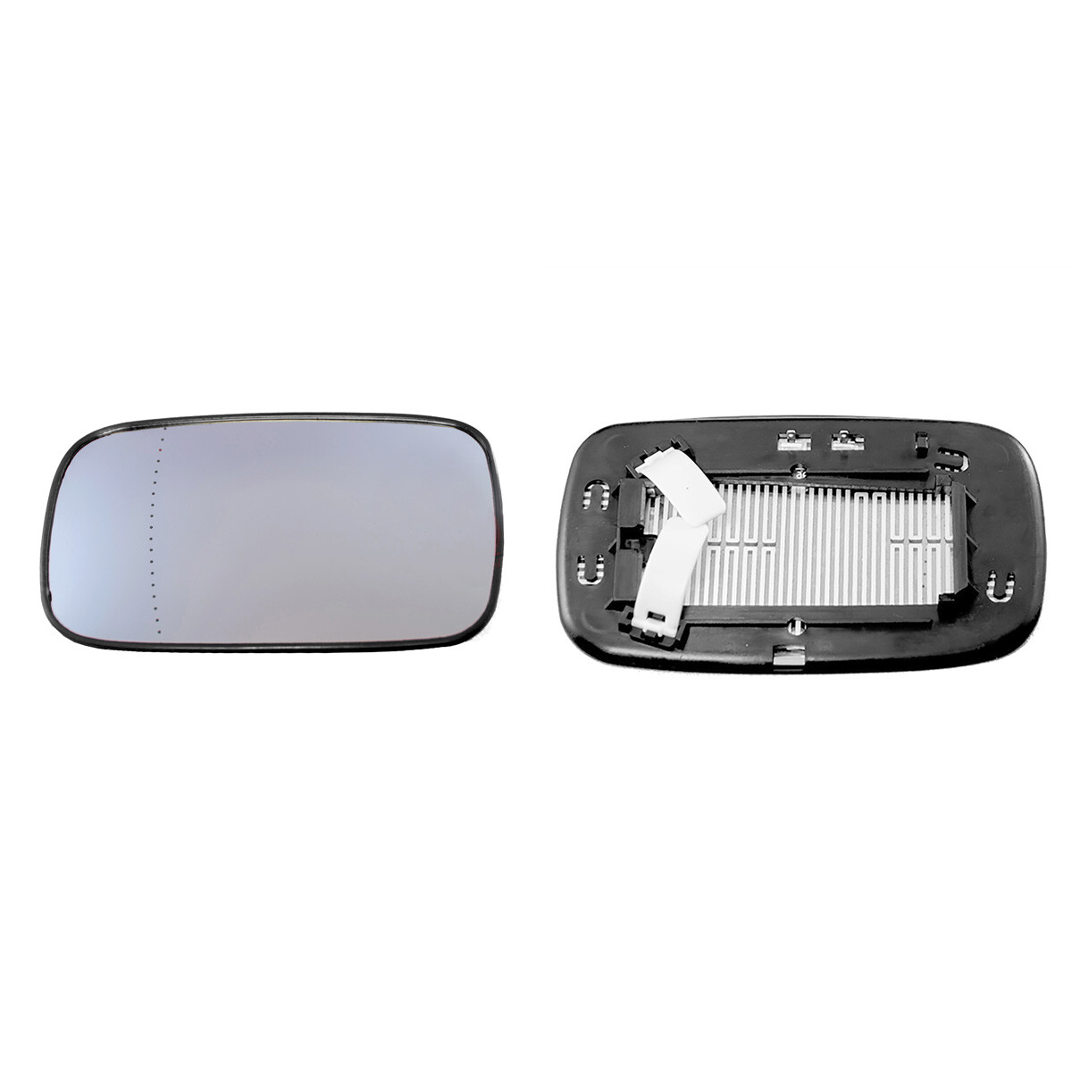 VOLVO C70 2006->2007 DOOR / WING MIRROR GLASS, HEATED WITH BASE PLATE, LEFT SIDE