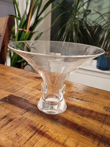 Steuben Vase Bouquet Trumpet Handblown - Signed - EXCELLENT condition