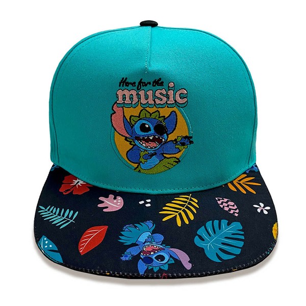 Lilo & Stitch Snapback Cap Here For The Music Disney Hula Basecap MüTze Kappe-image