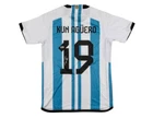 Sergio Aguero Signed Argentina Soccer Jersey #19 - Beckett COA