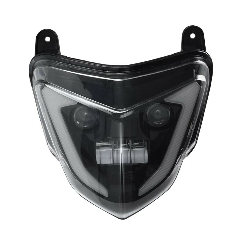 LED DRL Headlight Hi/Low with Yellow Turn Signal For Ducati