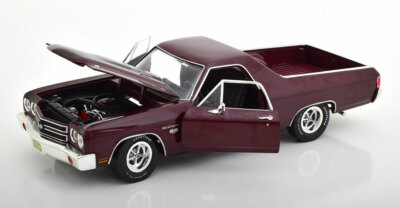 1970 Chevrolet El Camino 1 18 Dark Red Metal ERTL AMM1161-06 1002
