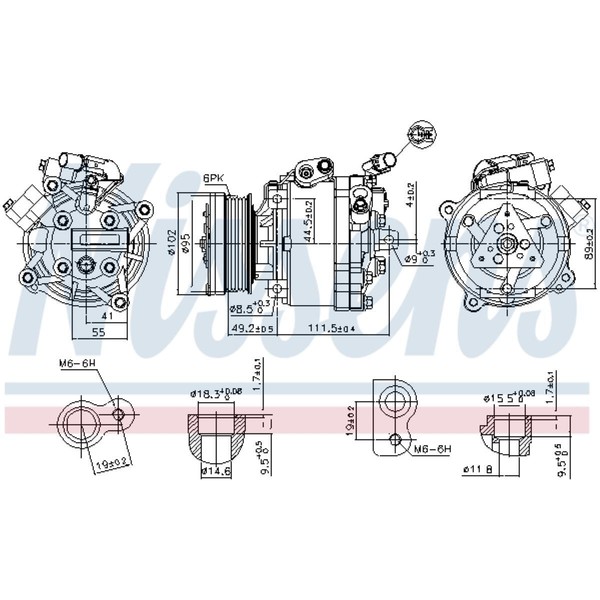 Kompressor Klimaanlage FüR Mitsubishi Outlander Iii Lancer Viii Sportback-image