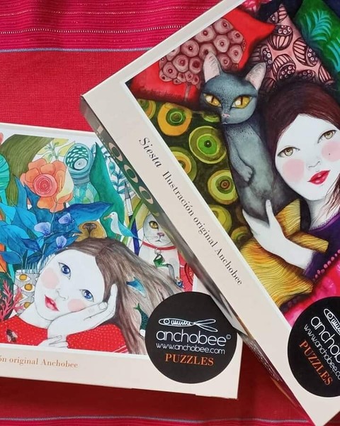 Pack de 20 puzzles nuevos (10 y 10), 1000 piezas de dos ilustraciones originales