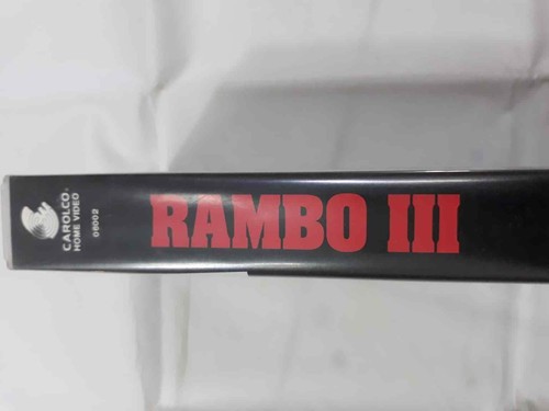 VHS 1988 Rambo 3 VHS Video Tape Sylvester Stallone Rare classic - Picture 6 of 11