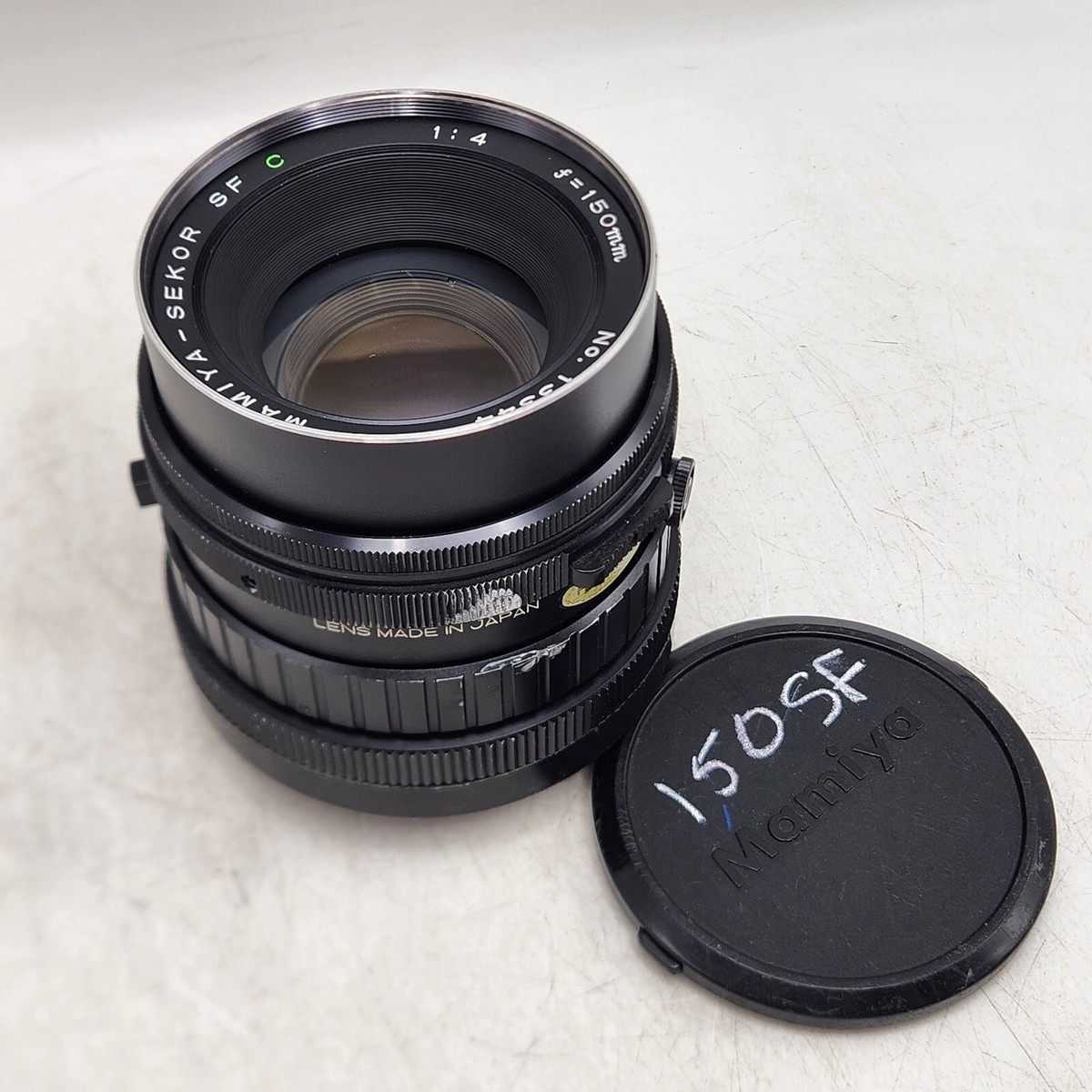 Mamiya Sekor SF C 150mm F4 Prime Lens w/ Caps for RB67 Camera