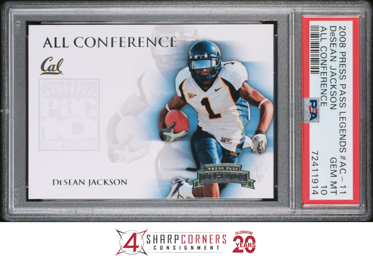 DeSean Jackson Press Pass Legends All Conference #AC11 Base