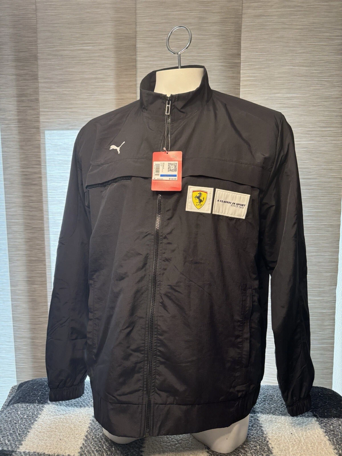 Giacca Puma Sf Race Statement tessuto full zip uomo taglia XL casual atletica esterna