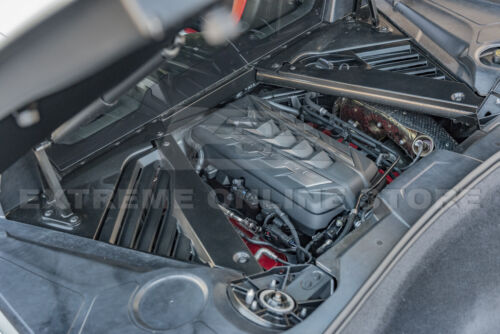 For 20-Up Corvette C8 Coupe GM Factory Style MATTE BLACK Engine Bay Panel Cover - Picture 4 of 12