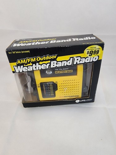 AM/FM Weather Band Radio with Pivoting LED Light -sealed in package | eBay