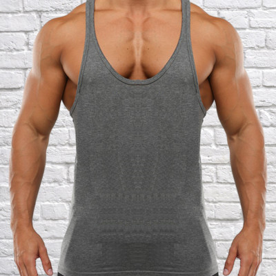 GYM WESTE HERREN STRINGER STYLE TRAINING TOP SINGLET MUSCLE FIT KLEIDUNG COOL