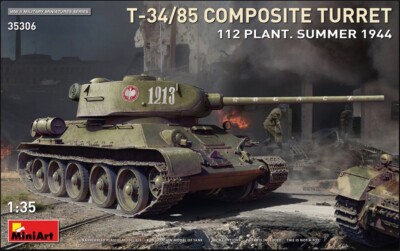 1/35 MINIART  T-34/85 COMPOSITE TURRET  112 PLANT  SUMMER 1944 #35306