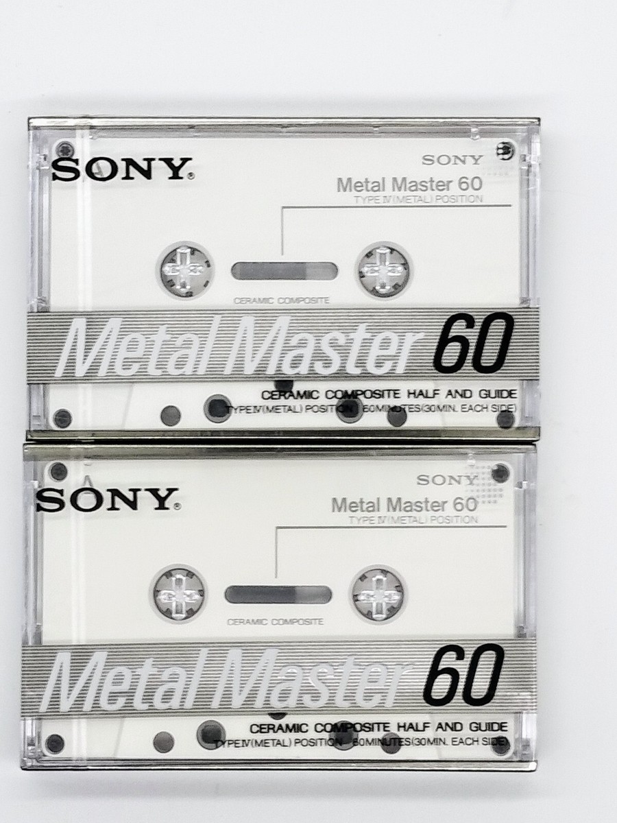 SONY】Metal Master Cassette tape 60 lot of 2 | eBay