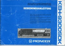 PIONEER Ownwer's Manual Component Car Stereo Centrate Series,kex,kpx,Dex,Cdx