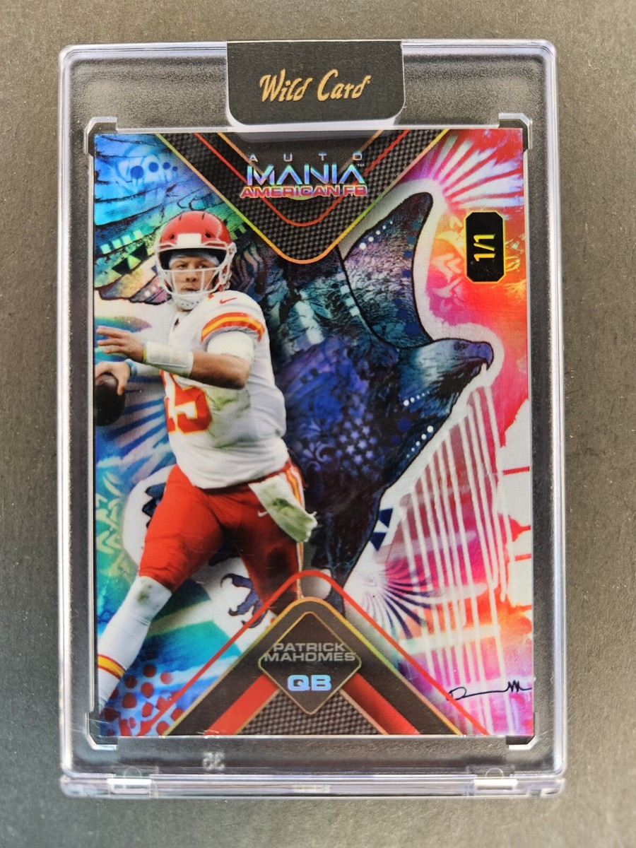 2024 Wild Card Auto Mania American FB Patrick Mahomes 1/1 Painted