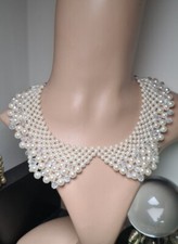 Marks and Spencer Faux Pearl Colar Bib Necklace