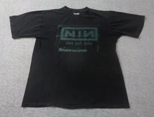 Vintage NIN Shirt Mens Large Nothing All Sport Single Stitch
