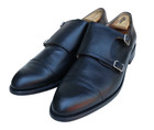 Hockerty Black Leather Double Monk Strap Men’s Dress Shoe SZ 48 US 15 — photo 5