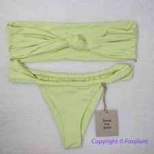 New set Stone Fox Swim x Free People Lele Bikini Top and Bijou bottoms, size XL